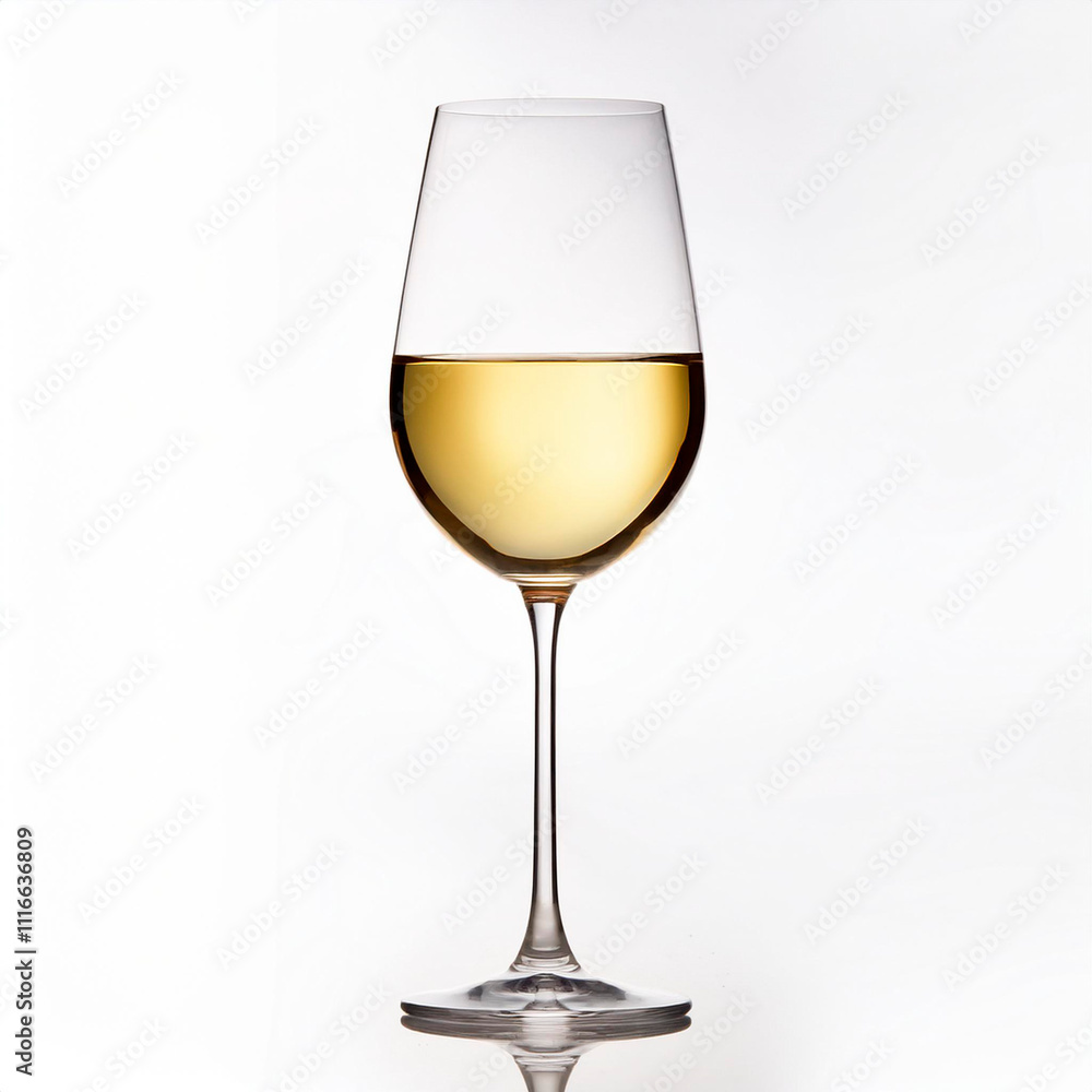 Fototapeta premium Bicchiere di vino bianco