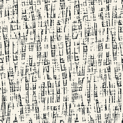 Black And White Abstract Broken Graphic Pattern
