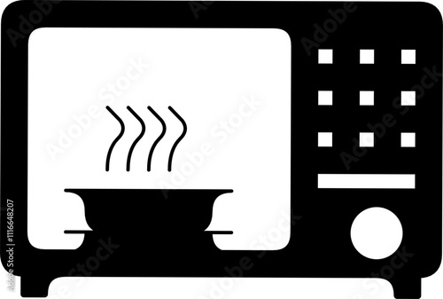 Microwave oven icon