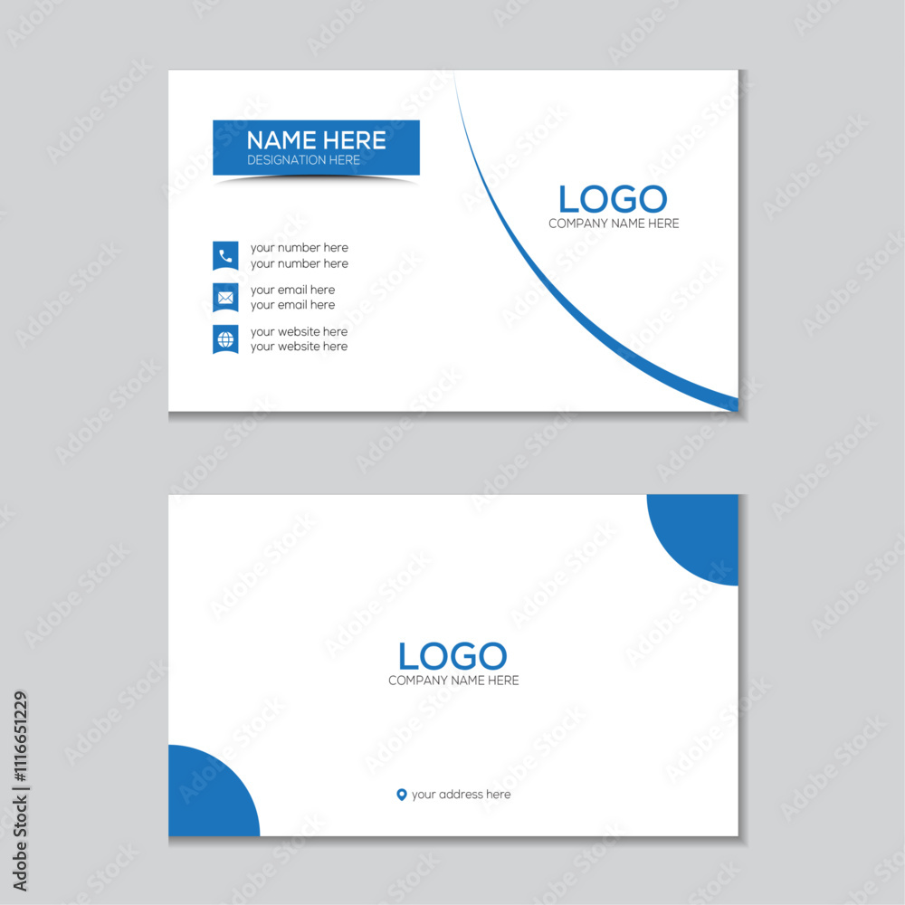 Business Card Design Layout. Business Card Design Layout.
