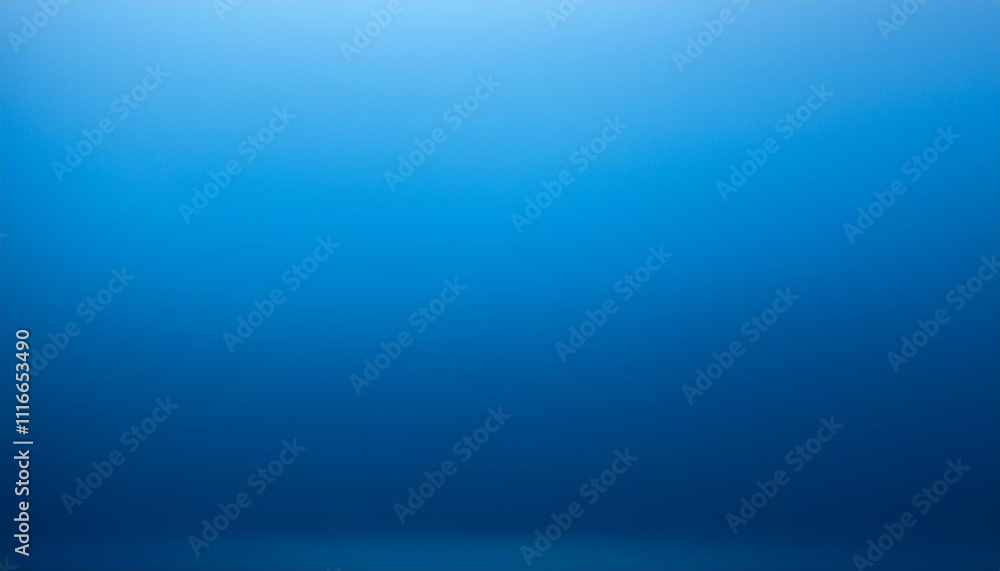 Obraz premium Dark blue to light, blue, smooth, gentle gradient background For Greeting Cards, Announcements, Brochures