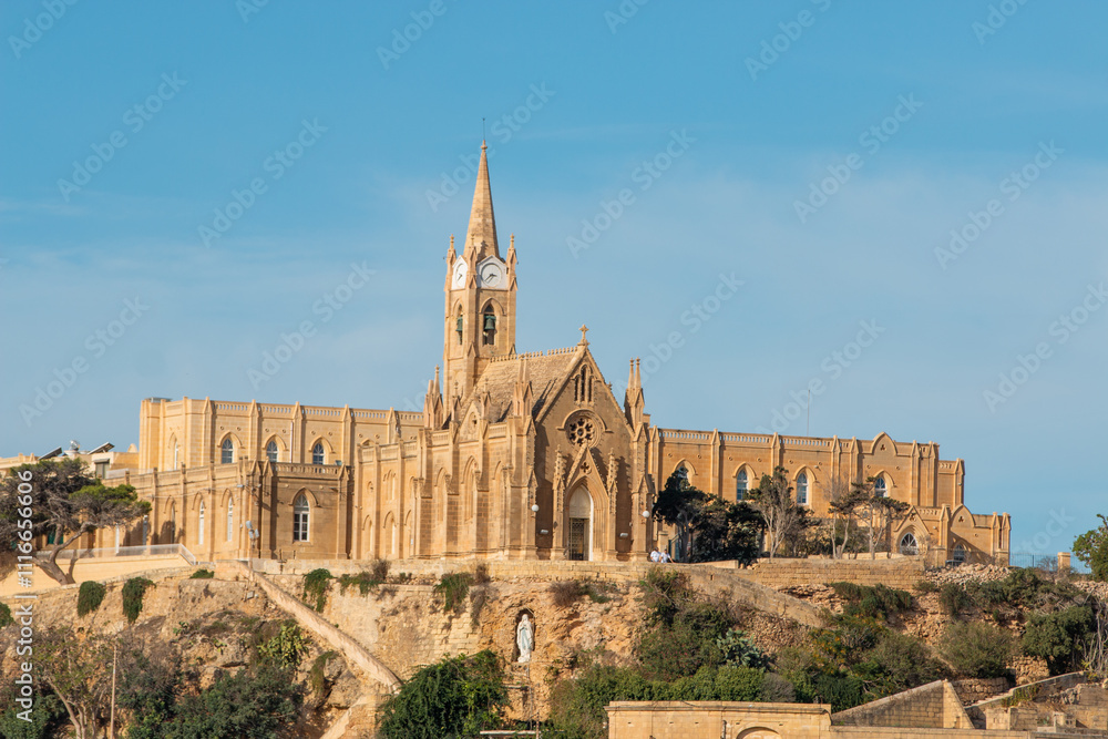 Gozo (Għawdex) Island Ghajnsielem Church of the Madonna of Lourdes (Knisja tal-Madonna ta' Lourdes) Malta