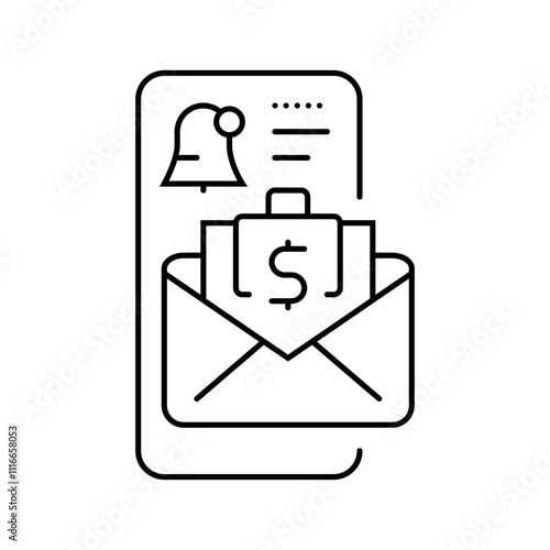 financial planning tools budget planning line icon vector. financial planning tools budget planning sign. isolated contour symbol black illustration