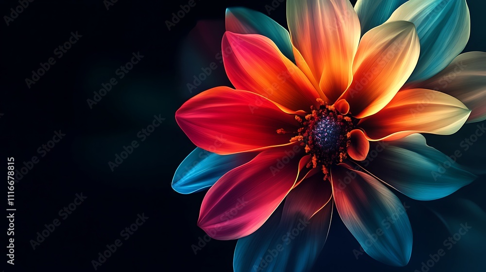 Obraz premium Nature’s Vibrant Bloom Colors Creating Stunning Floral Beauty Captivating Art