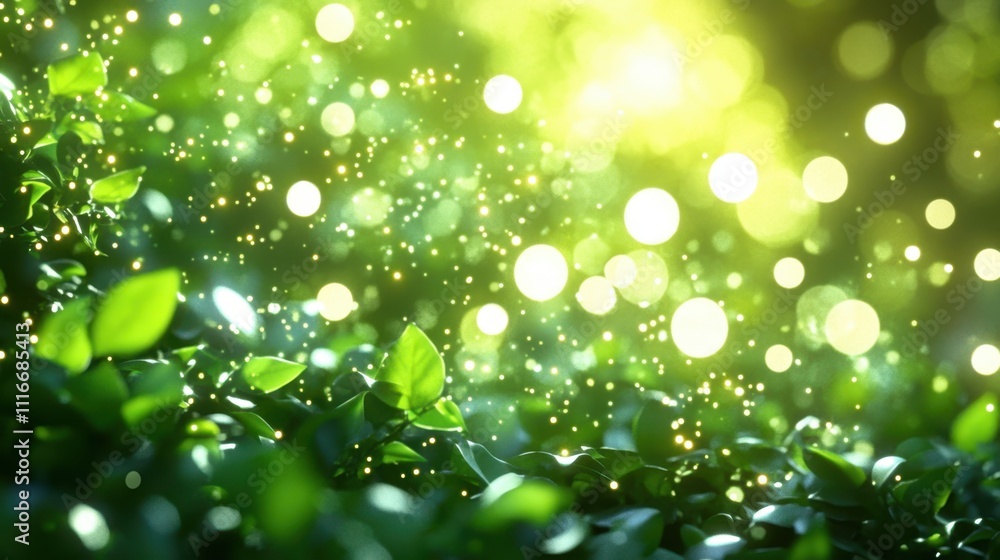 Fototapeta premium The Lush Green Natural Background