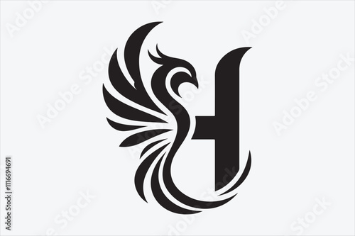 A sleek and modern logo design featuring the letter 'H' in a bold.