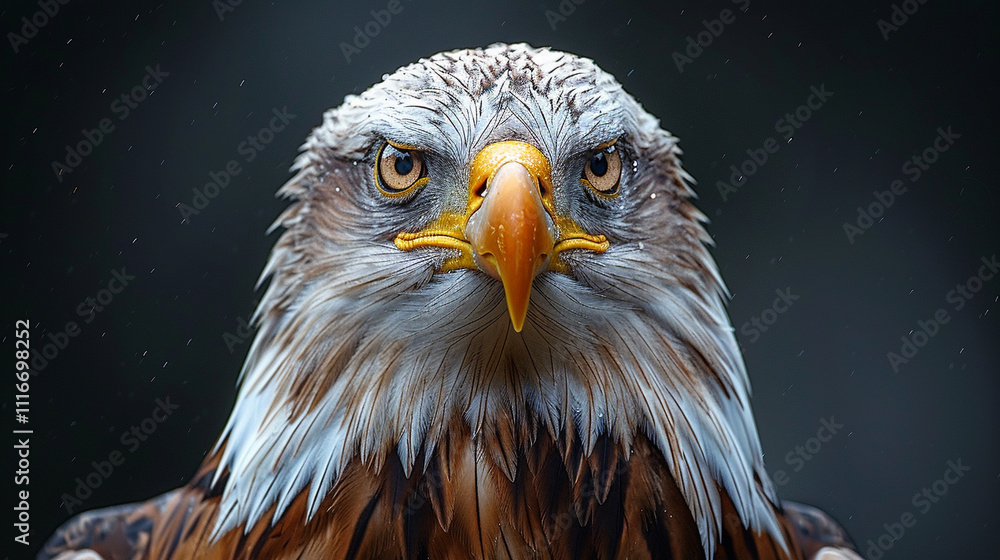 Beautiful Eagle on a bright background Beautiful Eagle on a bright background
