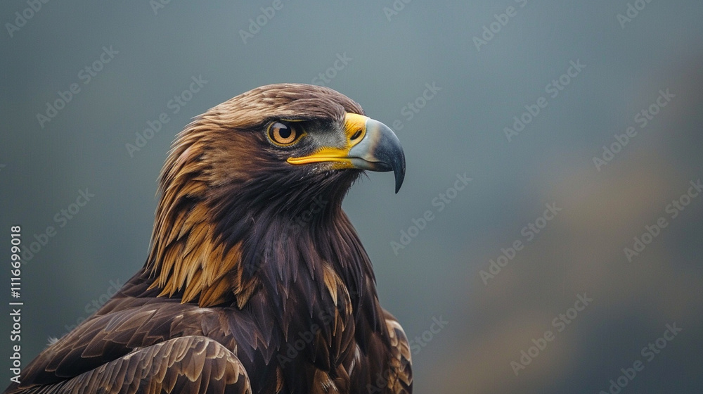Beautiful Eagle on a bright background Beautiful Eagle on a bright background