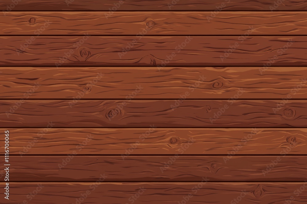 Fototapeta premium Rustic wooden planks with natural grain texture in horizontal arrangement