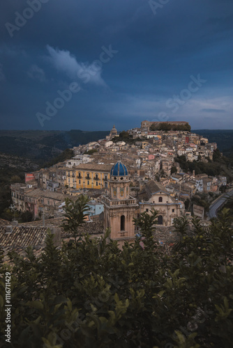 city of Ragusa, sicily southern Italy