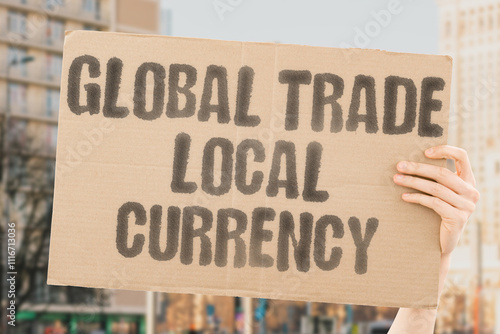Wallpaper Mural Banner with 'Global trade, local currency' highlighting decentralized trade practices. Finance. Sovereignty. Commerce. Transition. Exchange. Market. Reform Torontodigital.ca