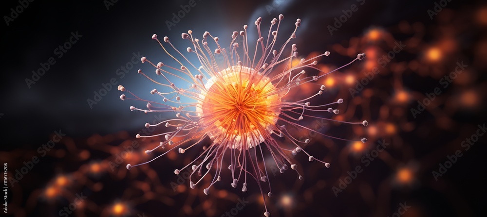 Fototapeta premium Abstract medical flow focusing Gastroenterology treatments Internal Medicine managing liver conditions and IBS through innovative healthcare approaches