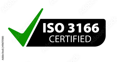 ISO 3166 certification logo representing international standards for country codes