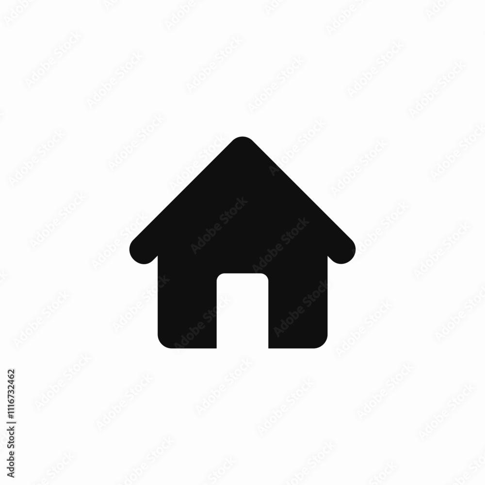 home page icon sign vector home page icon sign vector