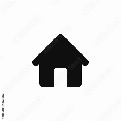 home page icon sign vector