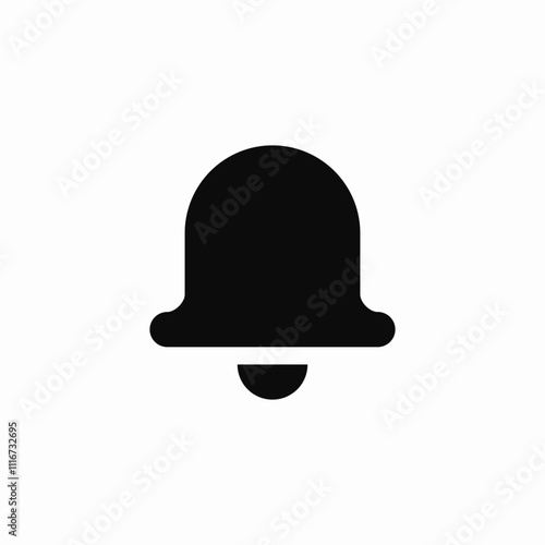 notification bell icon sign vector