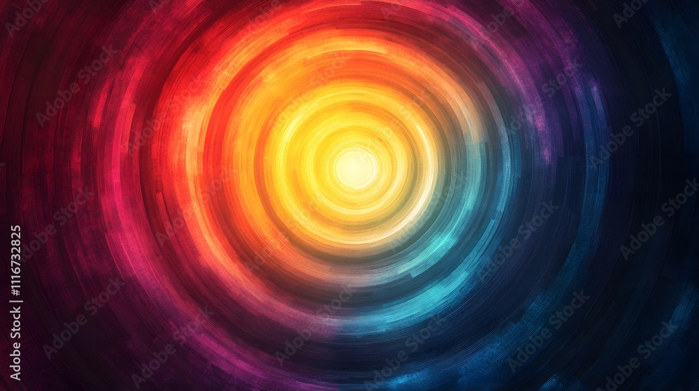 Obraz premium Futuristic abstract 3D holographic shape with fluid iridescent colors and glowing effects, creating a dynamic visual experience against a black background
