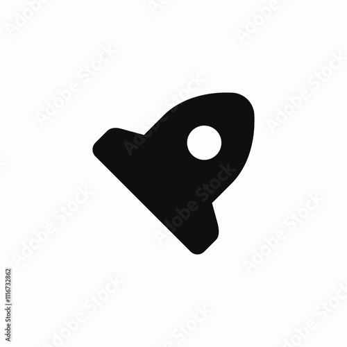 rocket launch project icon sign vector