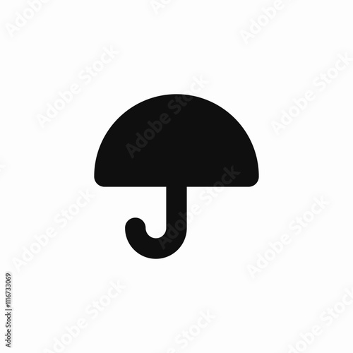 umbrella insurance icon sign vector