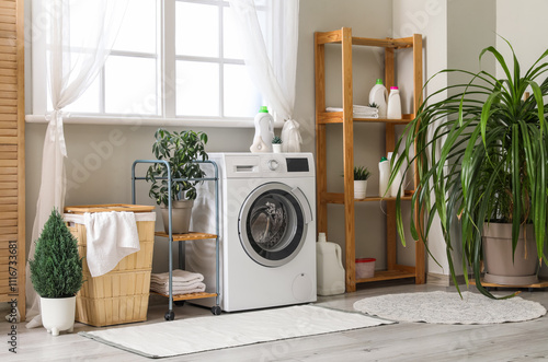 Washing machine, laundry ba...