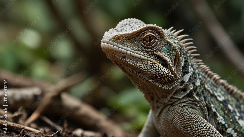 Fototapeta premium Lizard Portrait