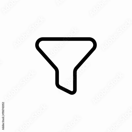filter sort icon sign vector