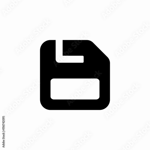 floppy save icon sign vector