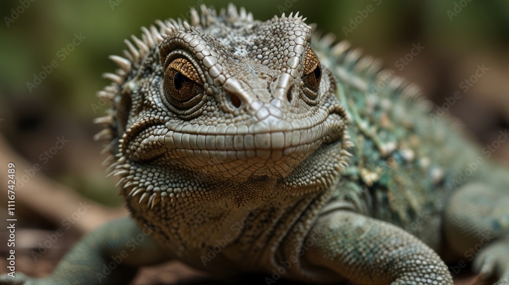 Obraz premium Lizard Portrait