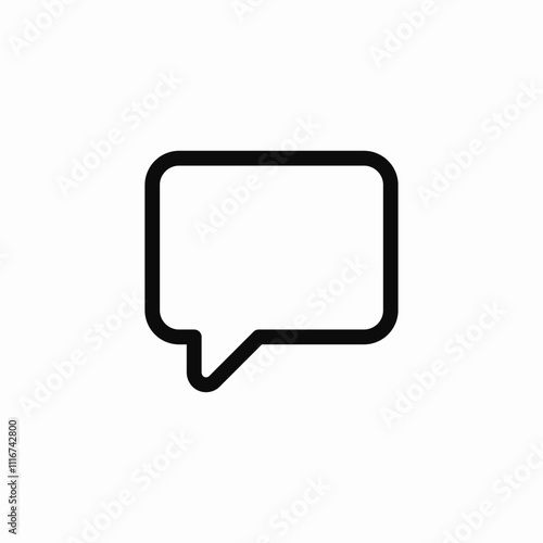 speech bubble chat icon sign vector