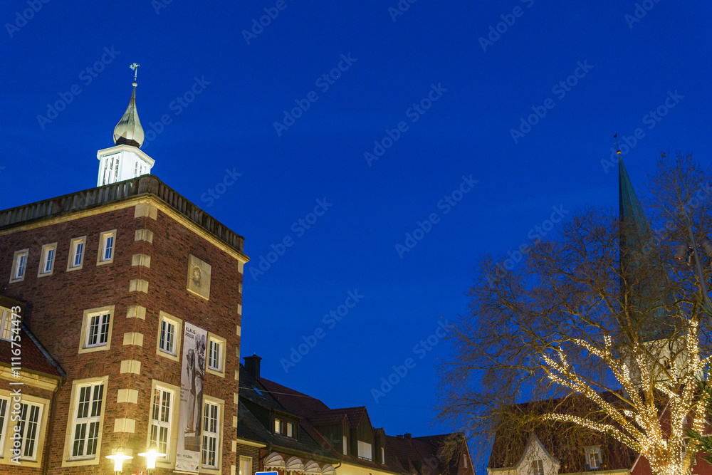 Naklejka premium Adventsstimmung im Borken im Münsterland
