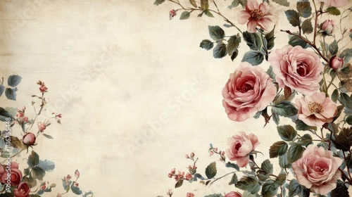 Vintage Floral Background