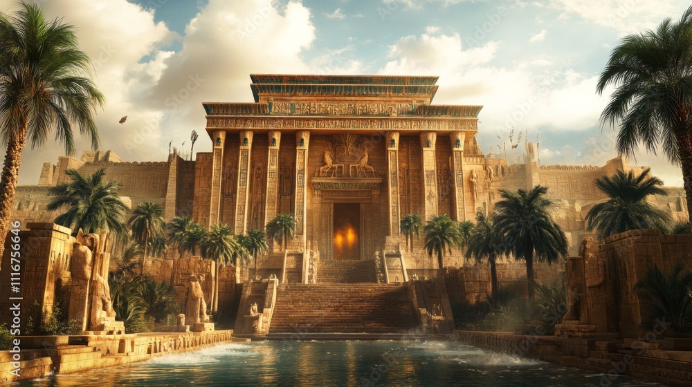 Obraz premium Ancient Temple Majesty