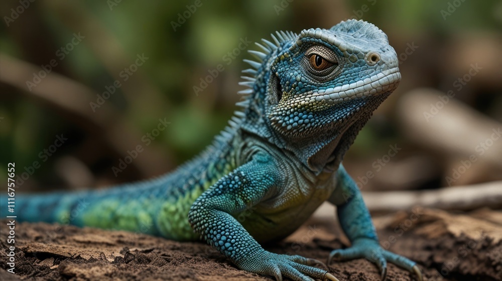 Obraz premium Lizard Portrait