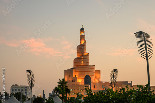 masjid in souq waqif area in doha qatar