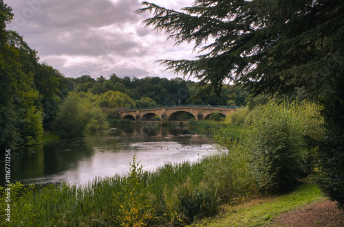 Bridge Over the River UK Gardens