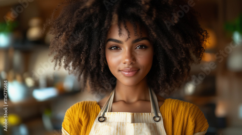 A Latina woman brunette is cooking traditional homemade food using organic vegetables from sustainable farms, emphasizing healthy vegetarian diets