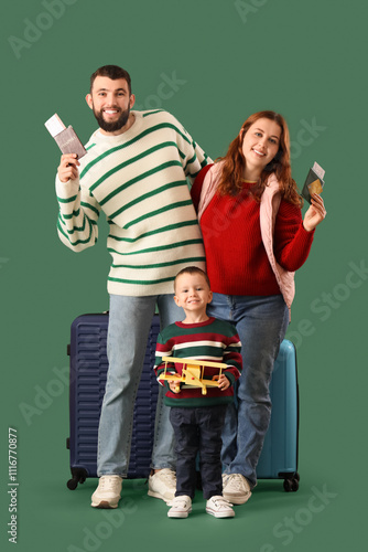 Happy parents with their li...