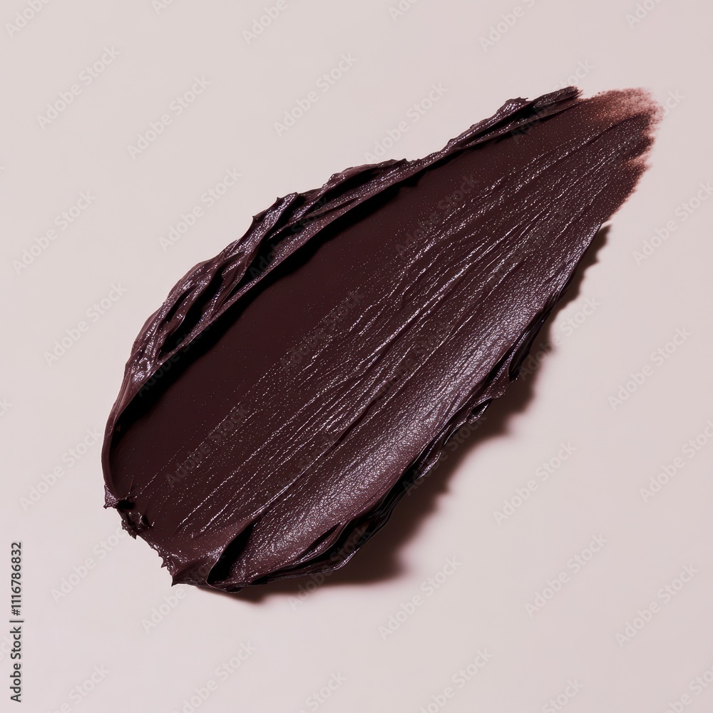 Elegant Satin Texture Showcasing Rich Chocolate Tones Against a Soft Neutral Backdrop Elegant Satin Texture Showcasing Rich Chocolate Tones Against a Soft Neutral Backdrop