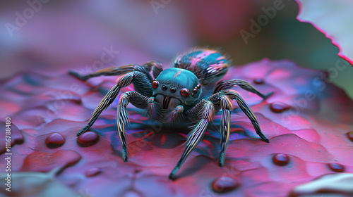 Cinematic Shadows and Spider: A Dramatic Composition