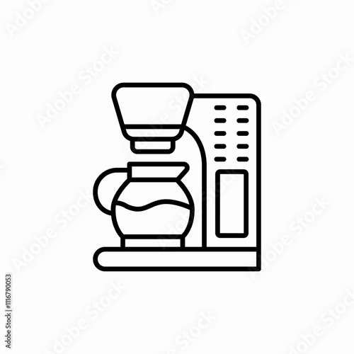 coffee machine teapot icon sign vector
