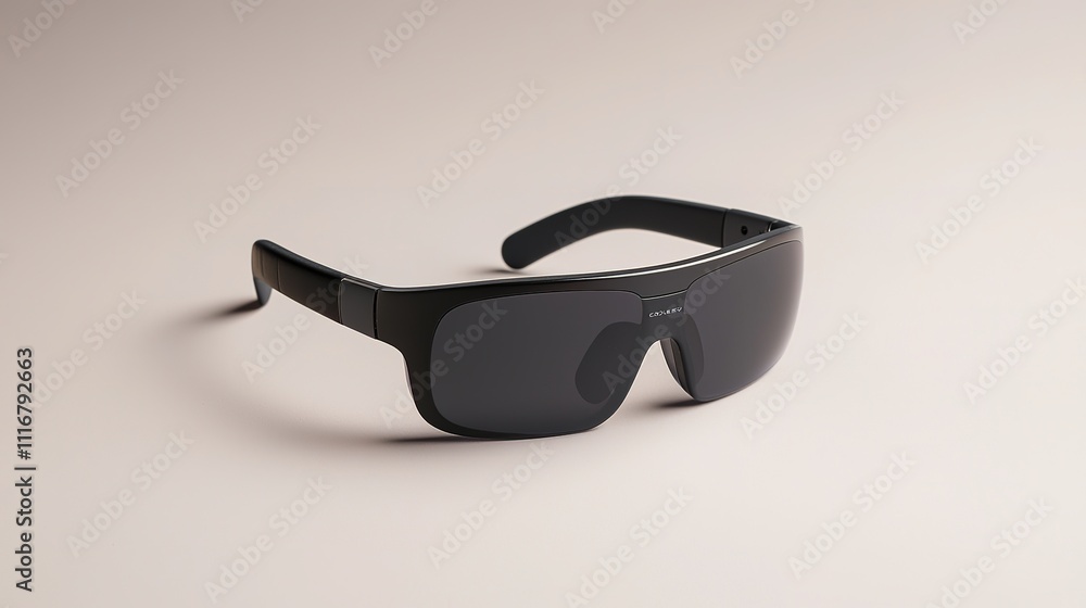 Stylish black sunglasses with dark lenses, perfect for outdoor activities and sun protection. Stylish black sunglasses with dark lenses, perfect for outdoor activities and sun protection.