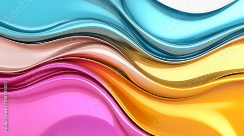 Colorful Swirls Create a Vibrant and Dynamic Abstract Wallpaper Design for Creative Spaces photo