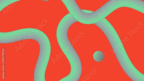 red and green spiral