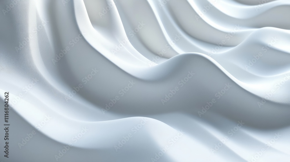 Obraz premium A smooth silk texture with soft flowing curves and delicate sheen