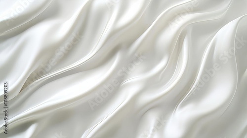 A smooth silk texture with soft flowing curves and delicate sheen