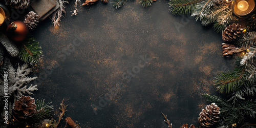 Merry Christmas and happy New Year background