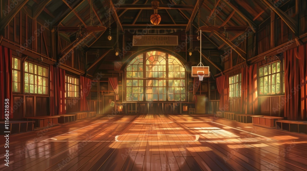 Fototapeta premium Delicate and artistic school or school background illustration