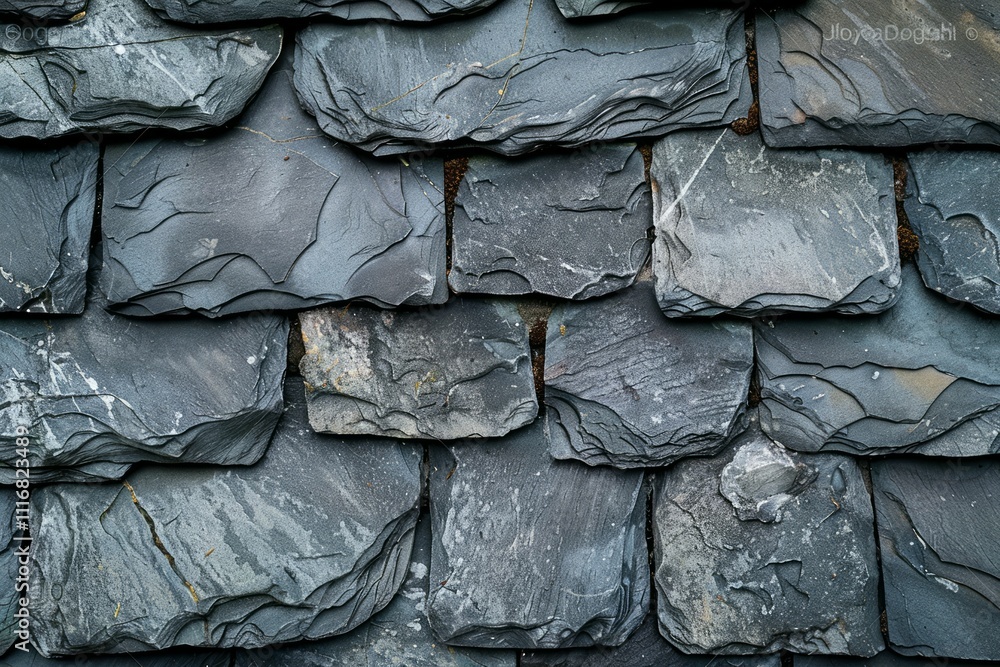 Image of Black slate roof or wall pattern. Texture for background usage Image of Black slate roof or wall pattern. Texture for background usage