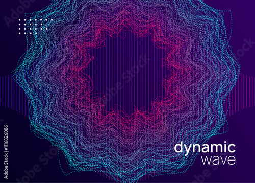 Dance Event. Discotheque Concert Element. Party Flyer. Green Music Set. Electro Vector. Nightclub Disco Illustration. Violet Dj Background. Pink Dance Event