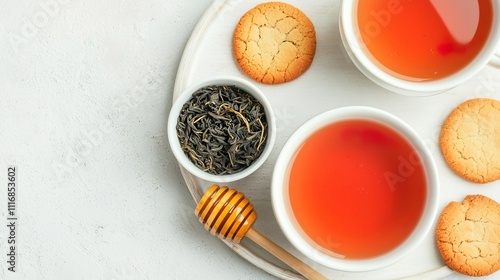 Wallpaper Mural Collection hot drink tea cozy concept. Relaxing Tea Time on a Wooden Tray Torontodigital.ca